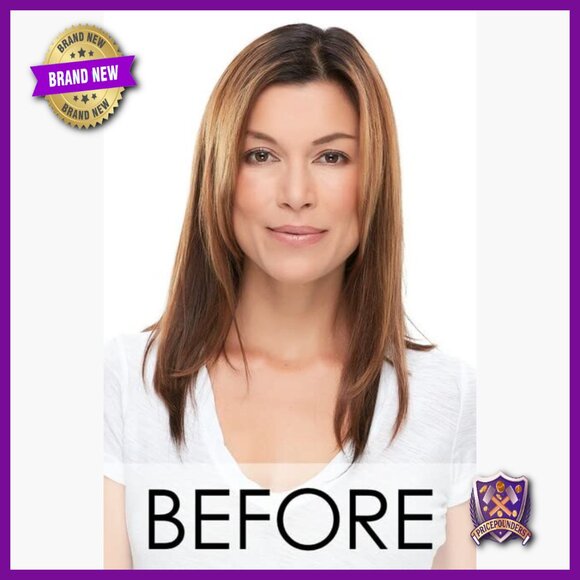 Synthetic Hair Topper Clip-In 18\